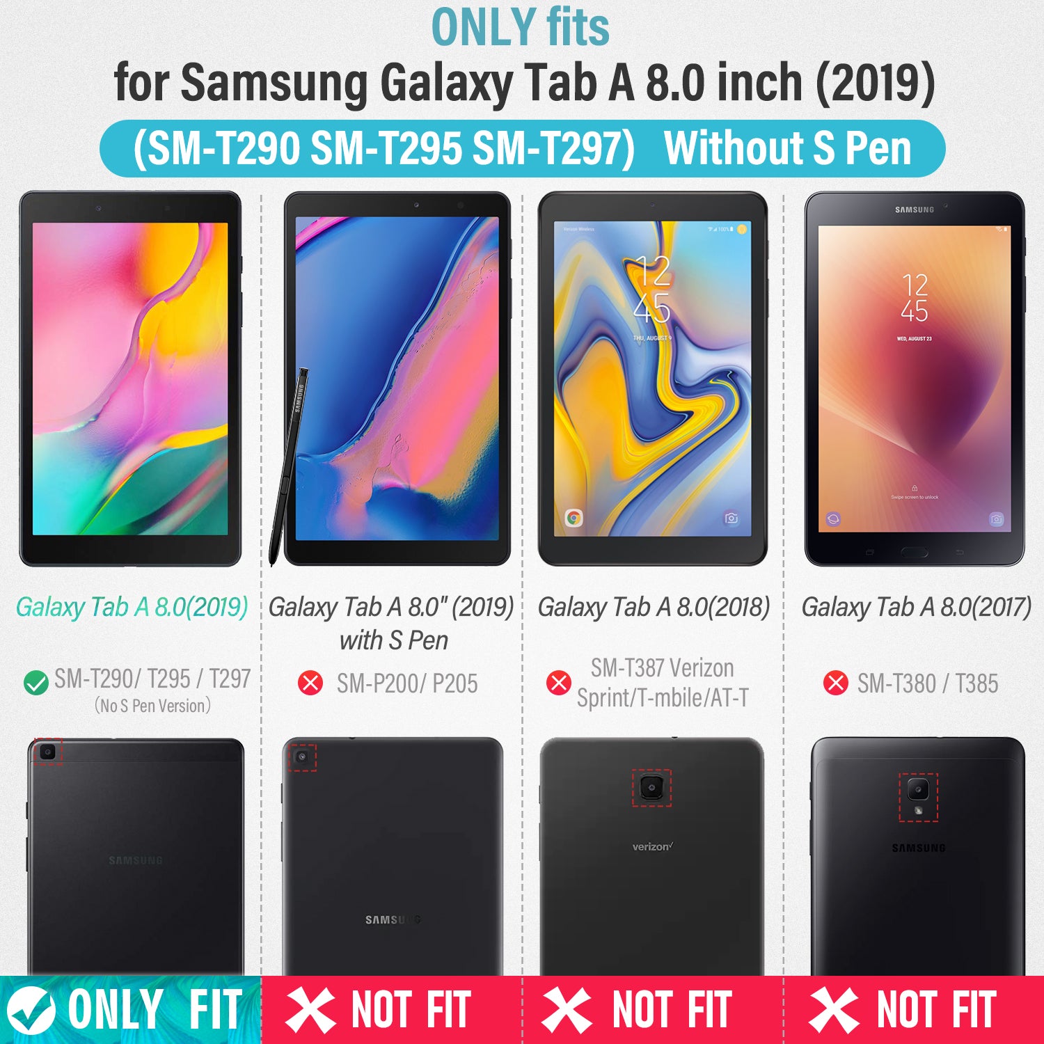 Samsung Galaxy Tab A 8.0 Inch Case 2019-Tough series-Timecity