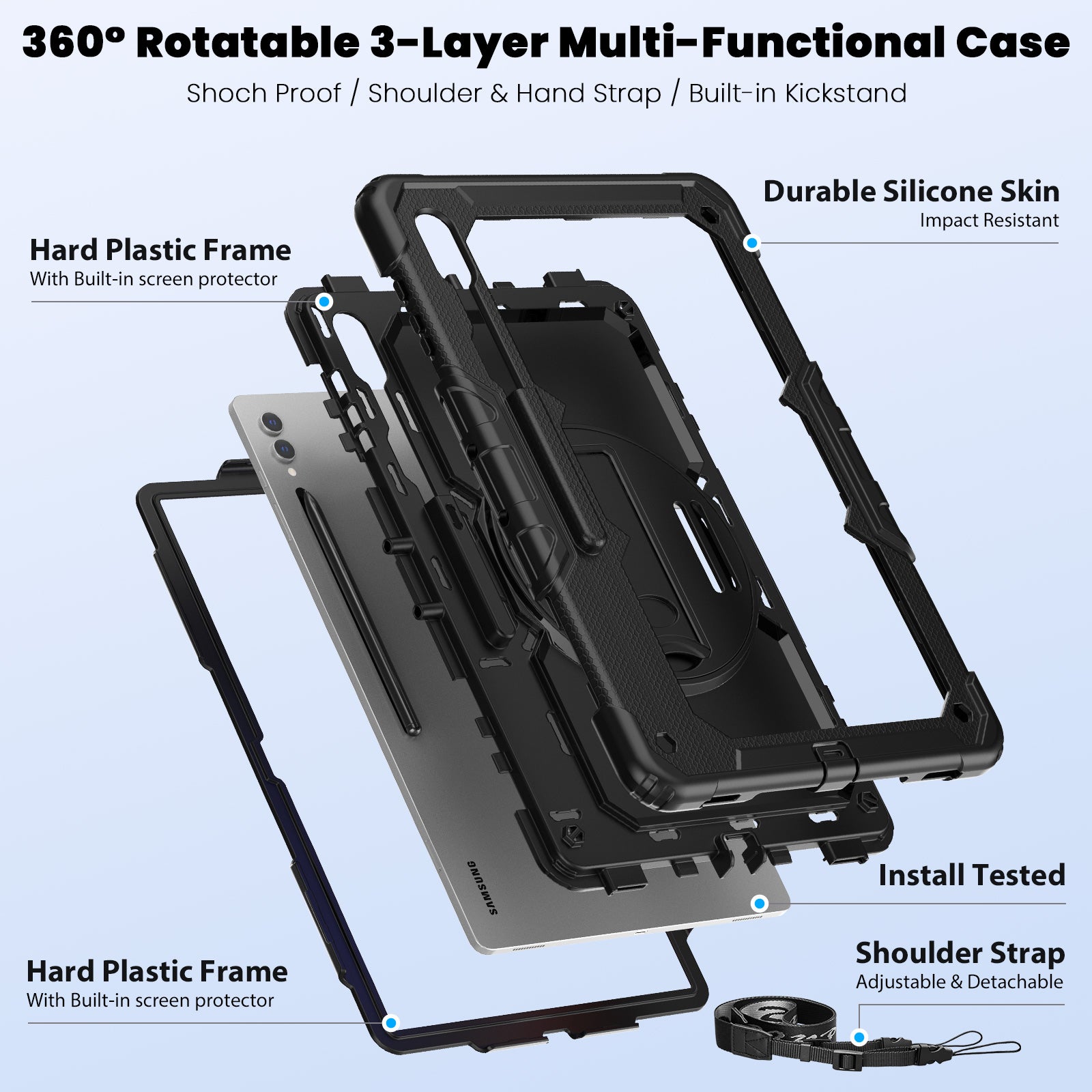 Samsung Galaxy Tab S8 Ultra 14.6 Inch Case-Tough series-Timecity