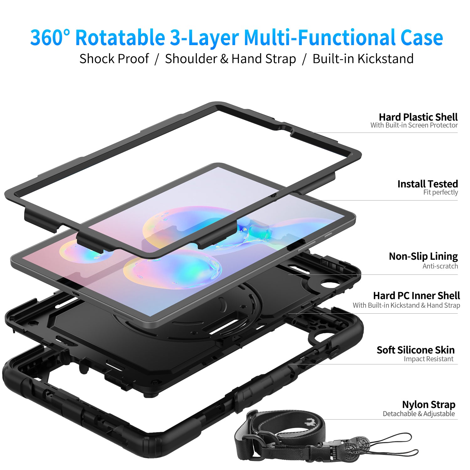 Samsung Galaxy Tab S6 Lite 10.4 Inch Case-Tough series-Timecity