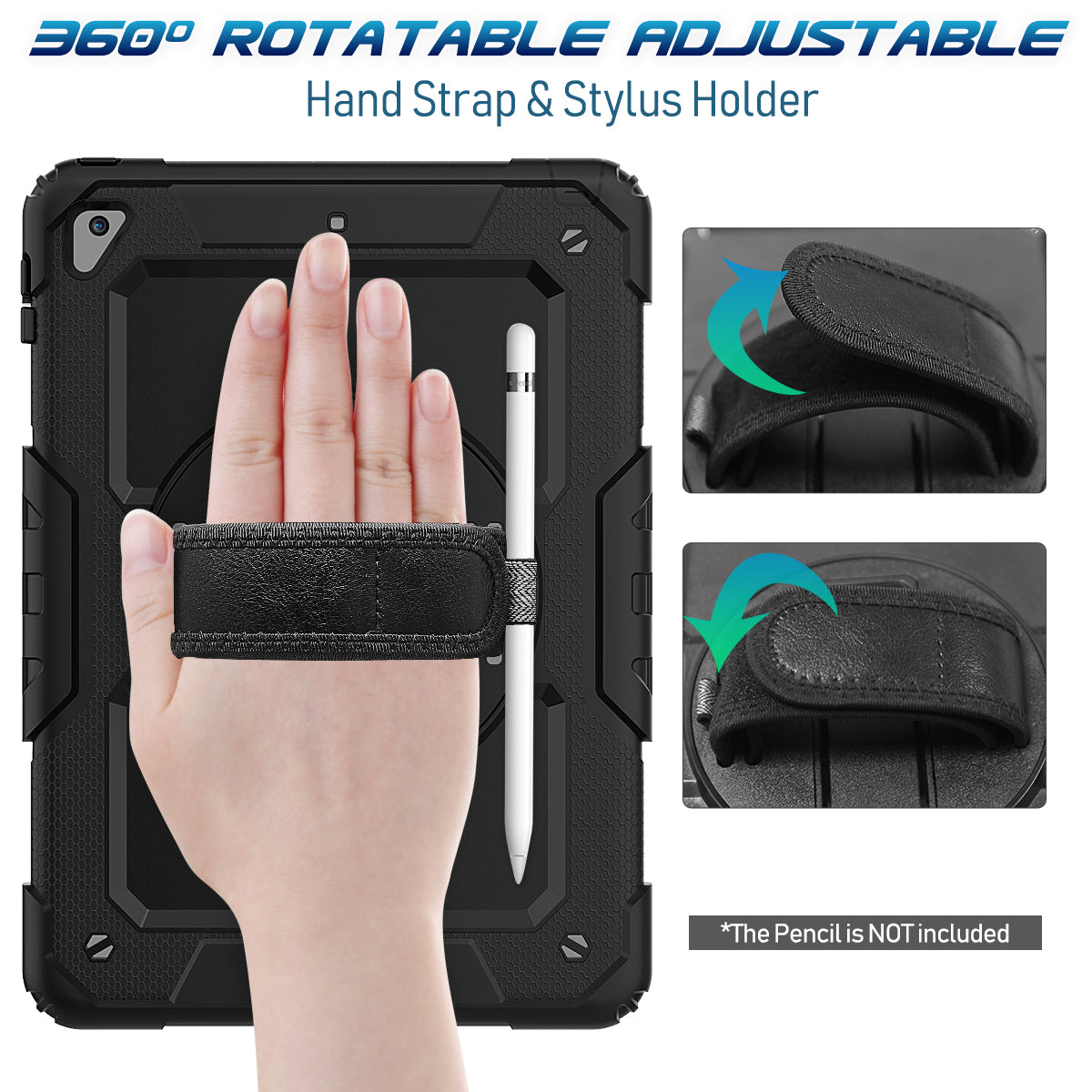 iPad Air 2nd Gen 9.7 Inch Case 2014-Tough series-Timecity