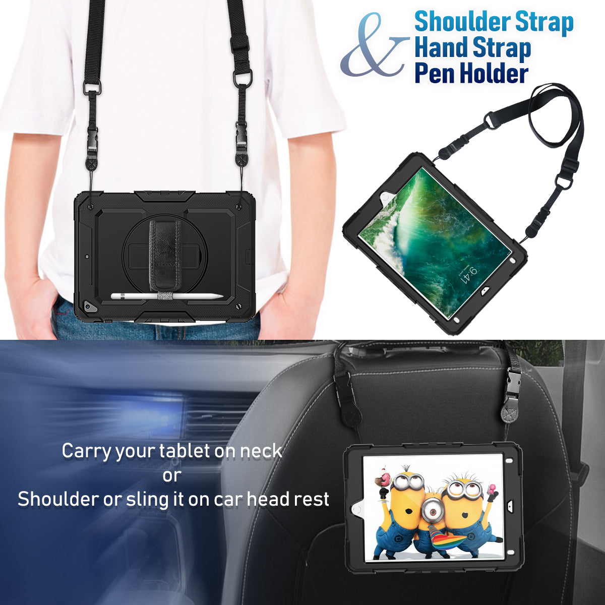 iPad Air 2nd Gen 9.7 Inch Case 2014-Tough series-Timecity