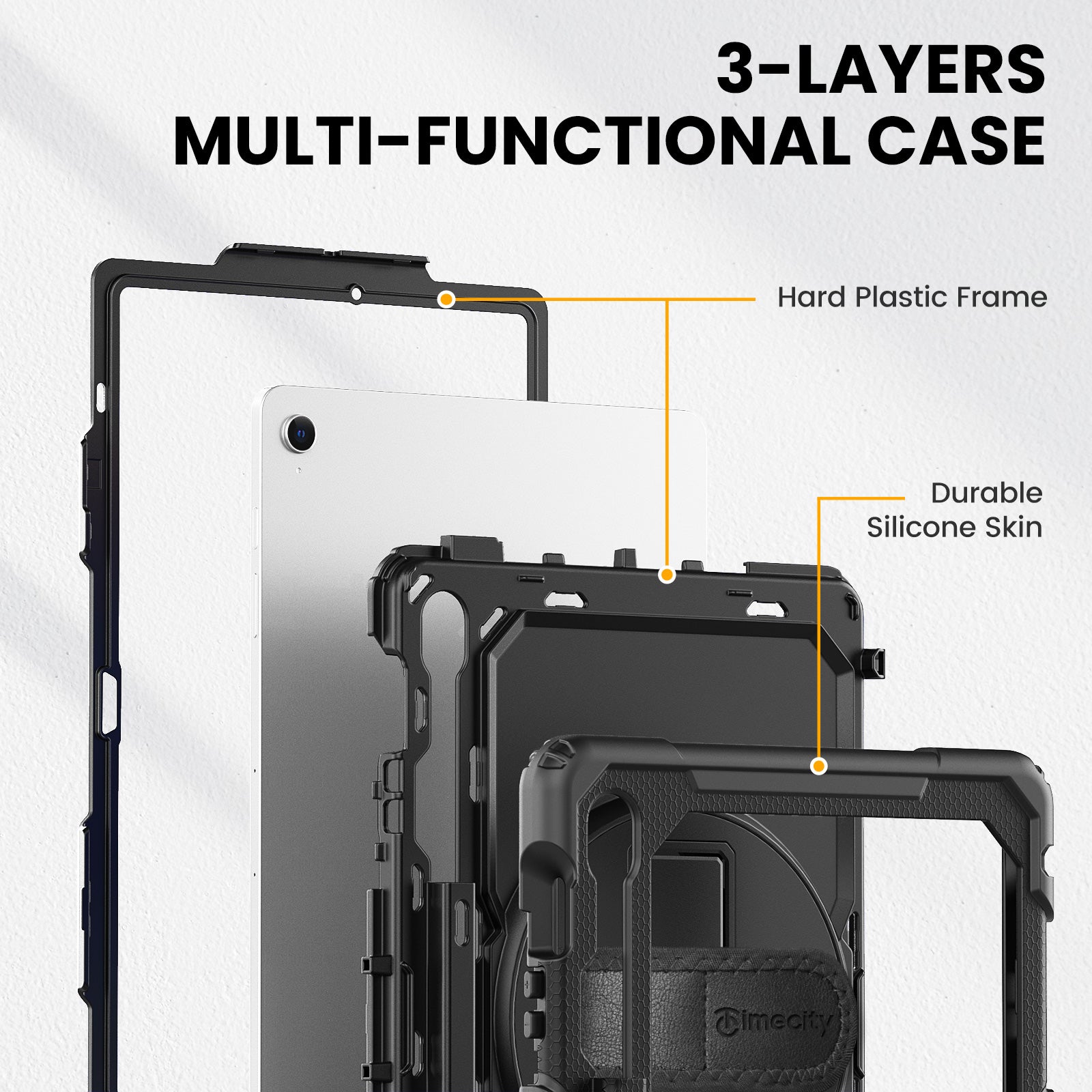 Samsung Galaxy Tab S10 FE Plus 13.1 inch Case-Tough series-Timecity