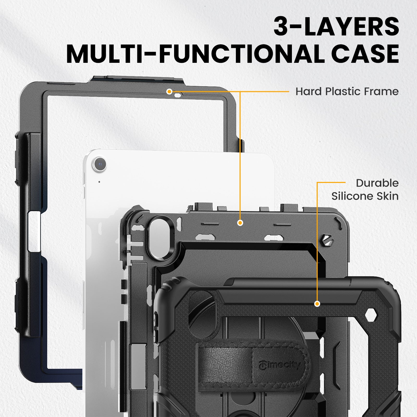 iPad Air 11 Inch Case M3 / M2 (2025/2024)-Tough series-Timecity