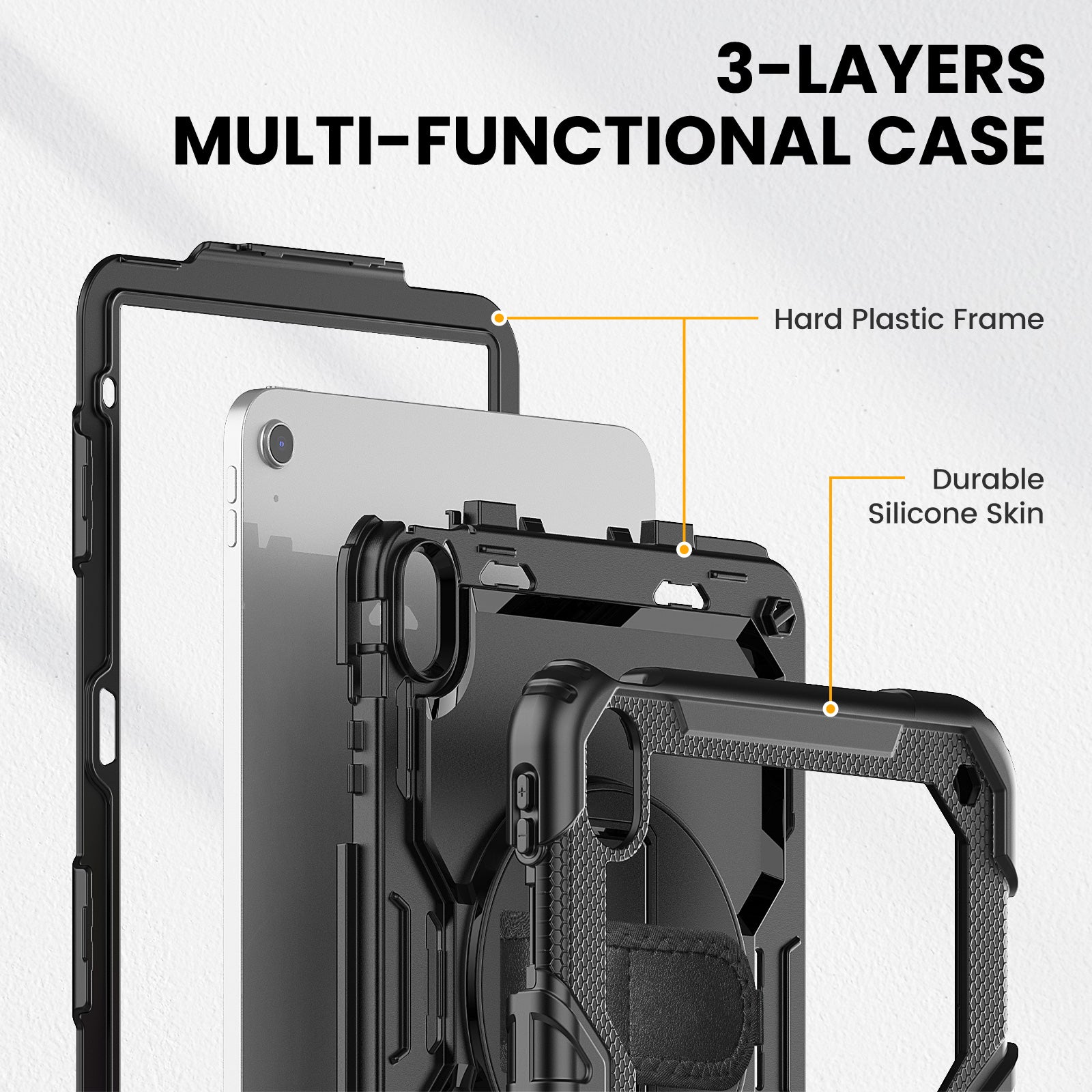 iPad (A16/11th Gen) 11 Inch 2025 & iPad (10th Gen) 10.9 Inch 2022 Case-Tough series-Timecity