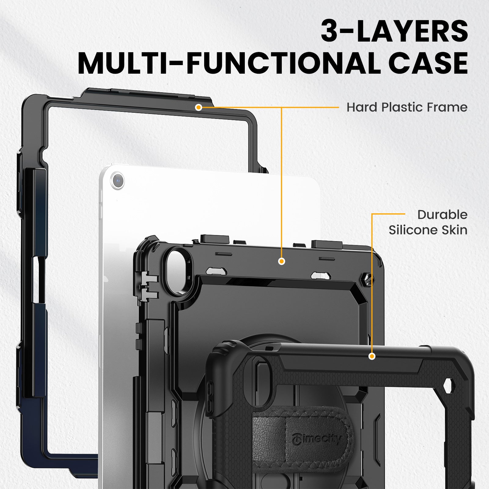 iPad Air 13 Inch Case M3 2025/ M2 2024-Tough series-Timecity