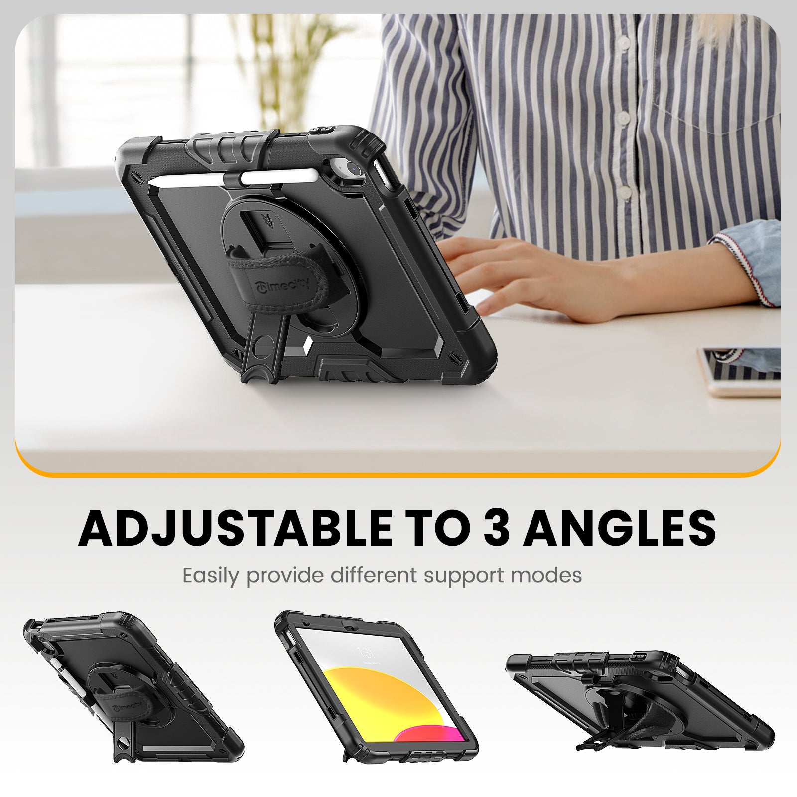 iPad (A16/11th Gen) 11 Inch 2025 & iPad (10th Gen) 10.9 Inch 2022 Case-Tough series-Timecity