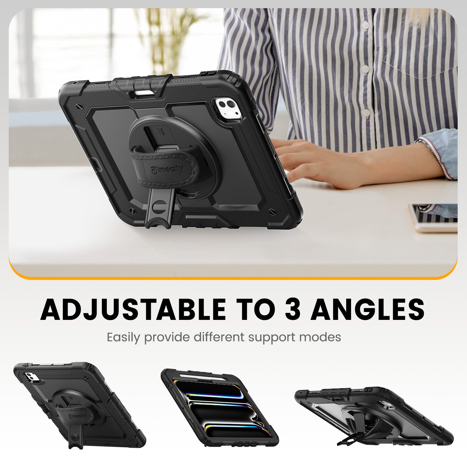 iPad Pro 13 Inch M4 Case 2024-Tough series-Timecity