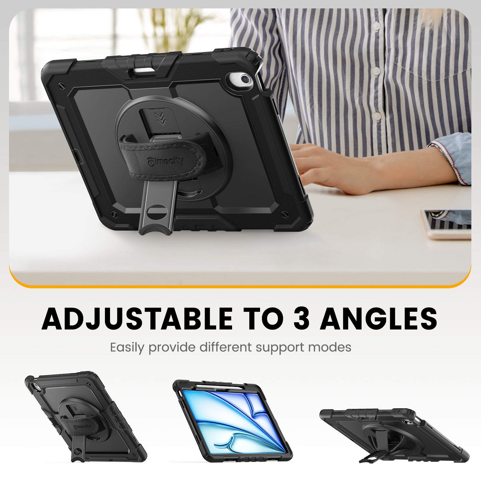 iPad Air 13 Inch Case M3 2025/ M2 2024-Tough series-Timecity