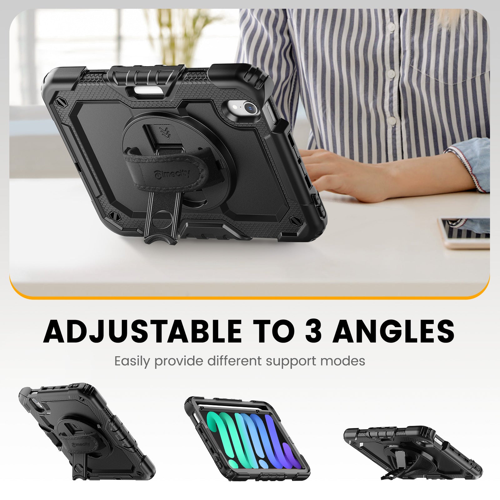 iPad Mini 7th (A17 Pro) / 6th Gen 8.3 Inch Case-Tough series-Timecity