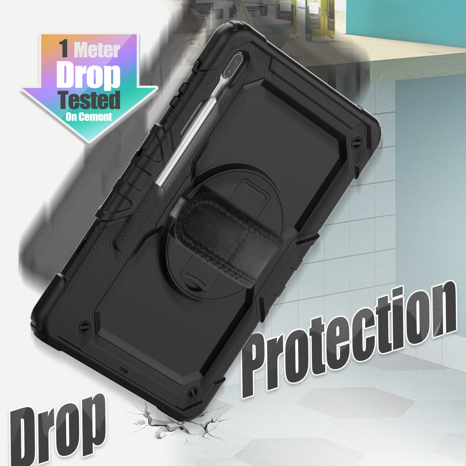 Samsung Galaxy Tab S7 Plus/S7 FE 12.4 Inch Case-Tough series-Timecity