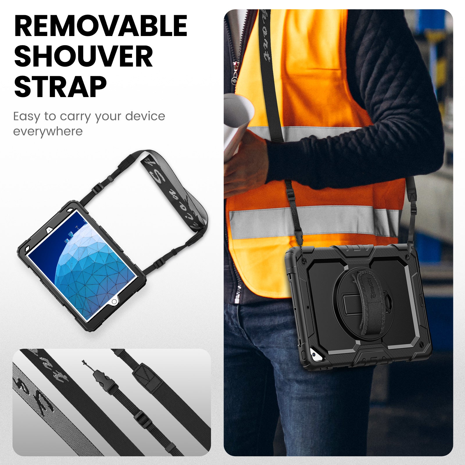 iPad Air 3rd Gen 10.5 Inch Case 2019-Tough series-Timecity