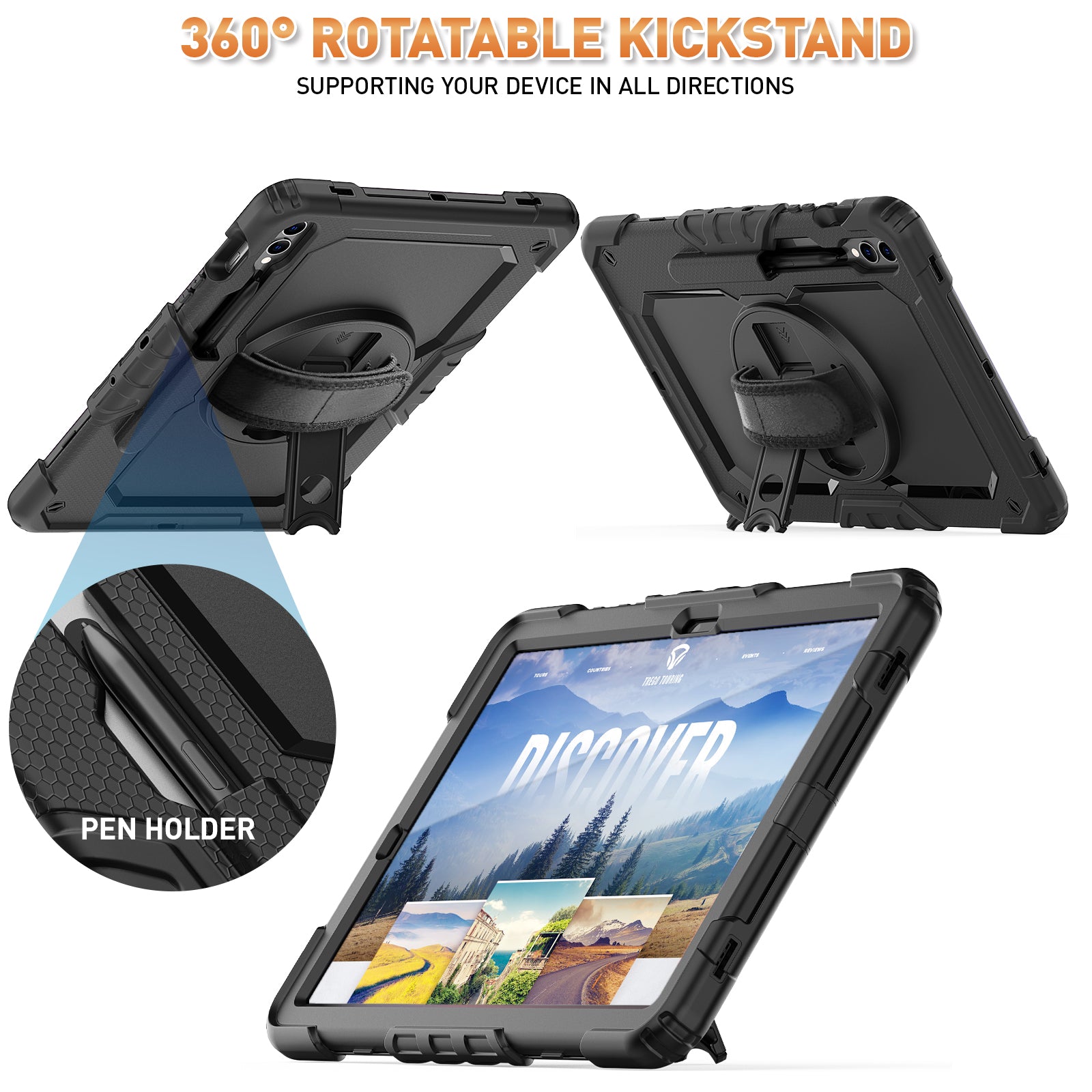 Samsung Galaxy Tab S9 FE Plus 12.4 Inch Case-Tough series-Timecity