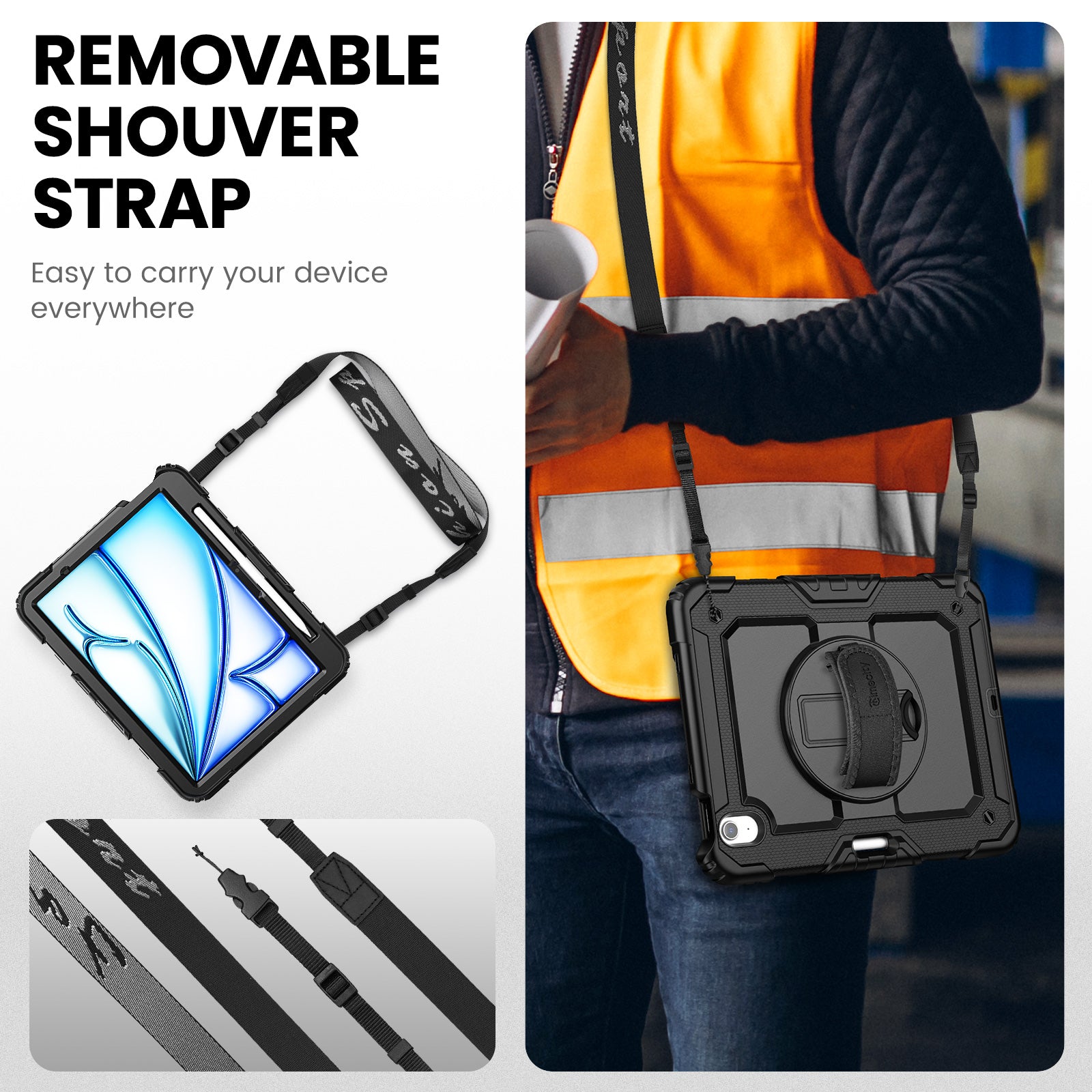 iPad Air 11 Inch Case M3 / M2 (2025/2024)-Tough series-Timecity