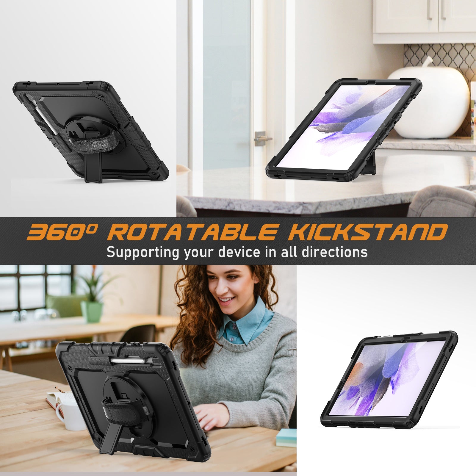 Samsung Galaxy Tab S7 Plus/S7 FE 12.4 Inch Case-Tough series-Timecity