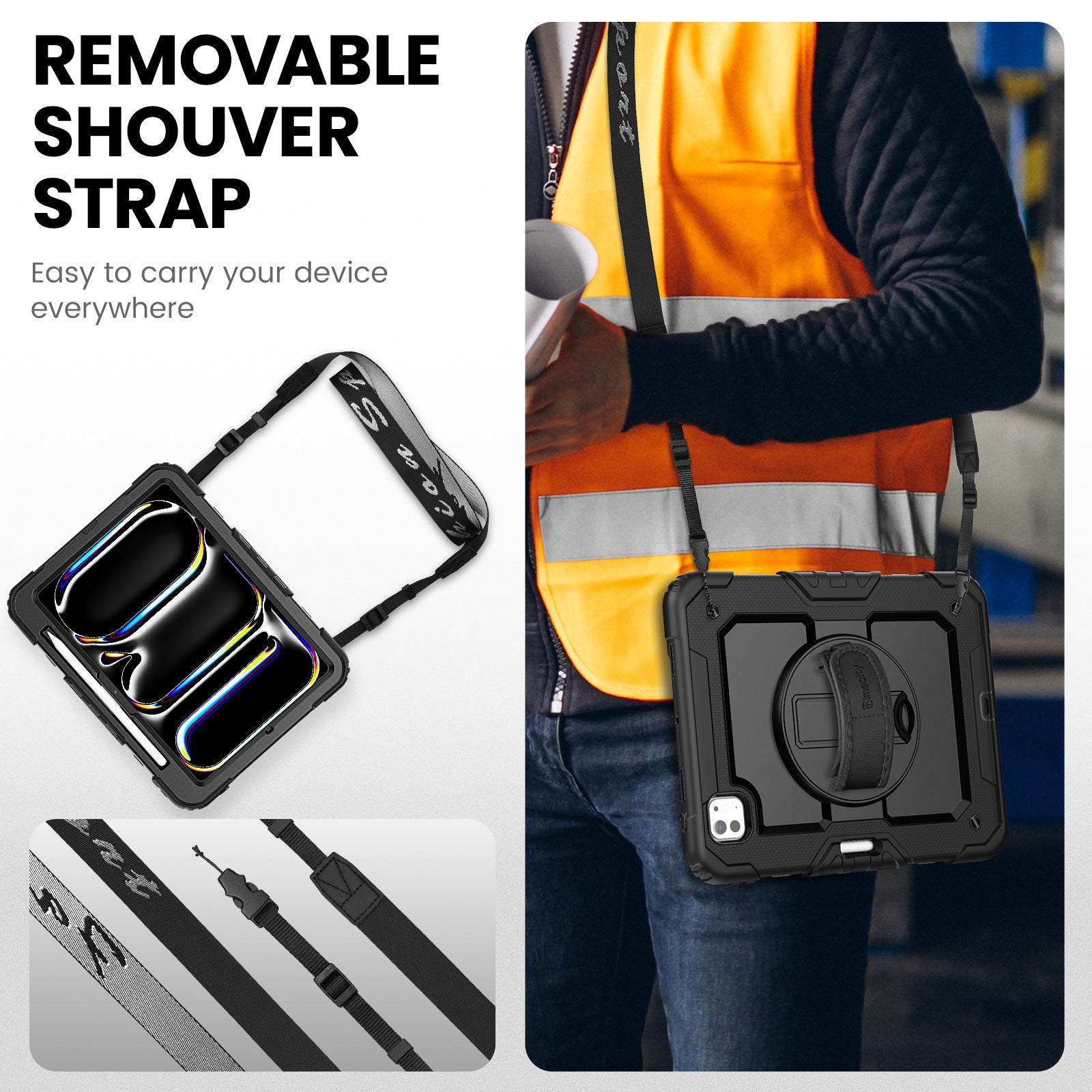 iPad Pro 11 Inch M4 Case 2024-Tough series-Timecity