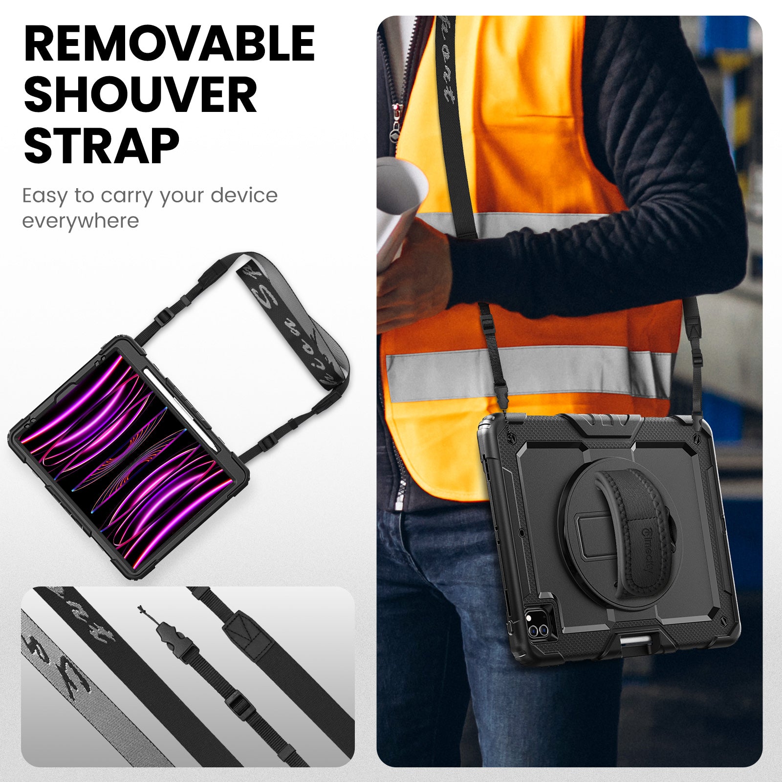 iPad Pro 12.9 inch 6th/5th/4th/3rd Generation Case-Tough series-Timecity