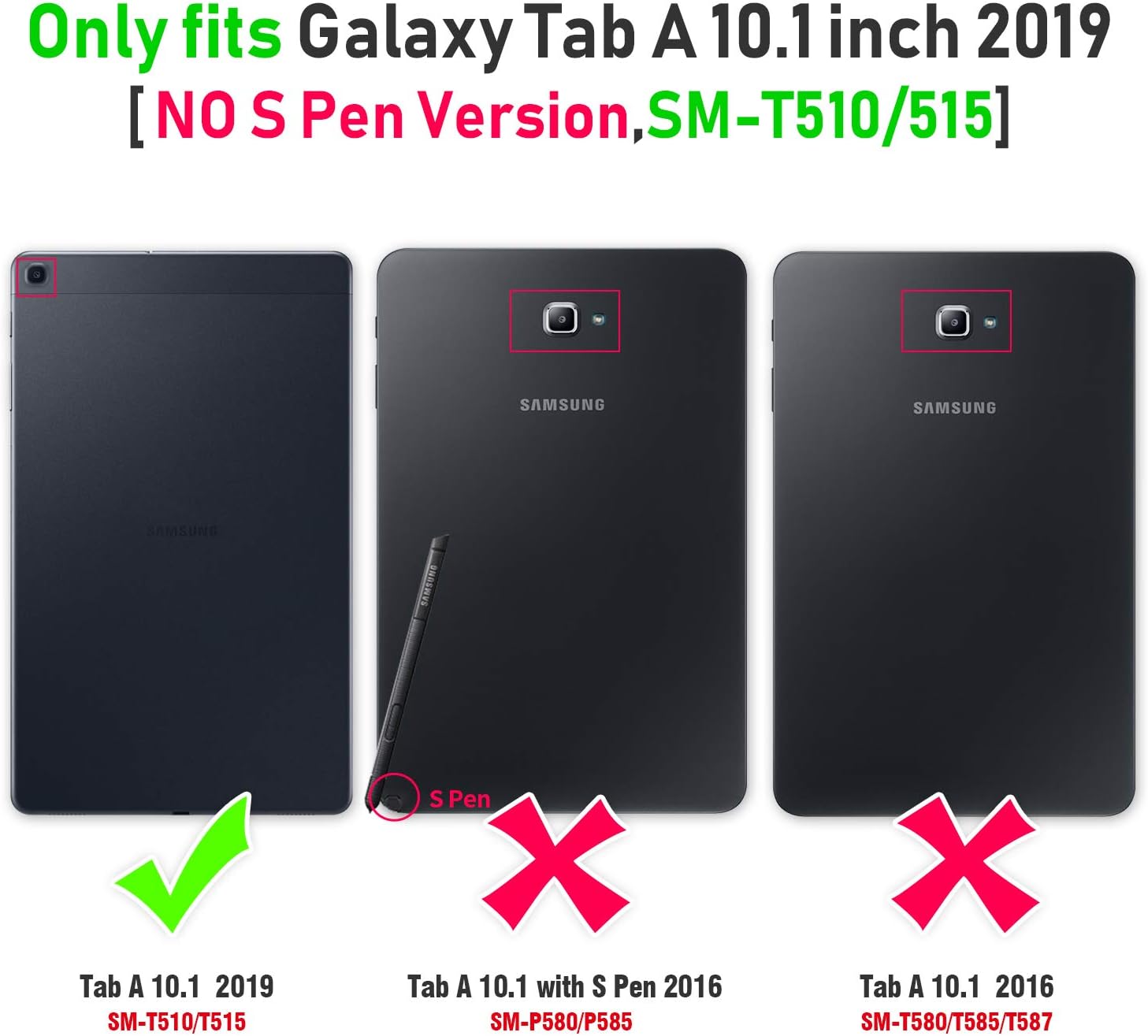 Samsung Galaxy Tab A 10.1 Inch Case 2019