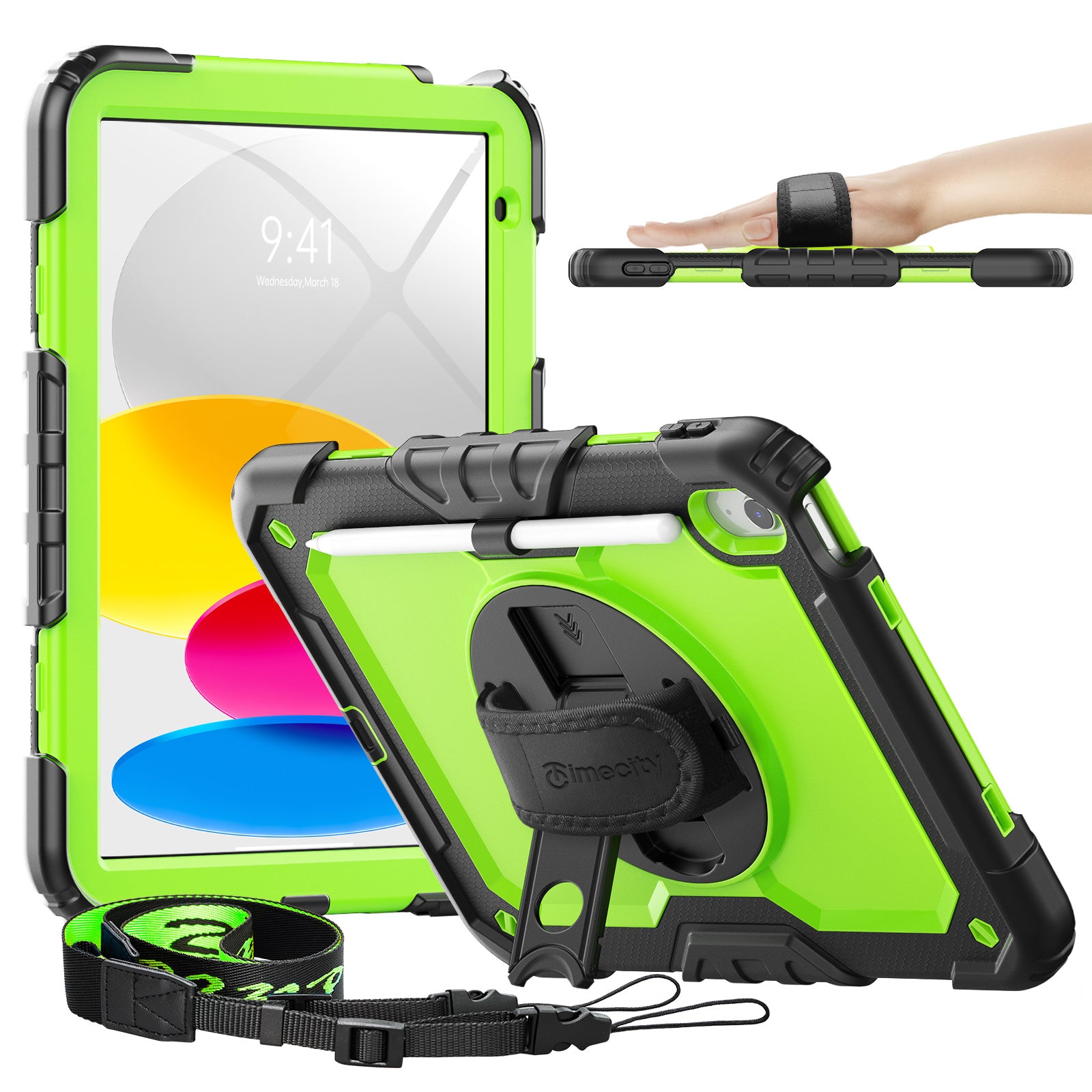 iPad (A16/11th Gen) 11 Inch 2025 & iPad (10th Gen) 10.9 Inch 2022 Case-Tough series-Timecity