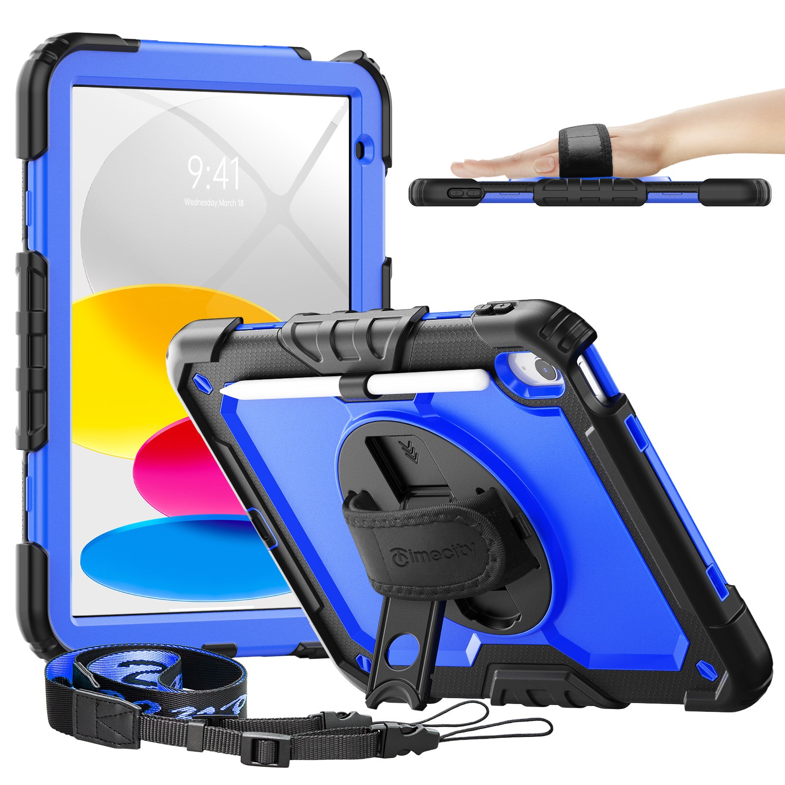 iPad (A16/11th Gen) 11 Inch 2025 & iPad (10th Gen) 10.9 Inch 2022 Case-Tough series-Timecity