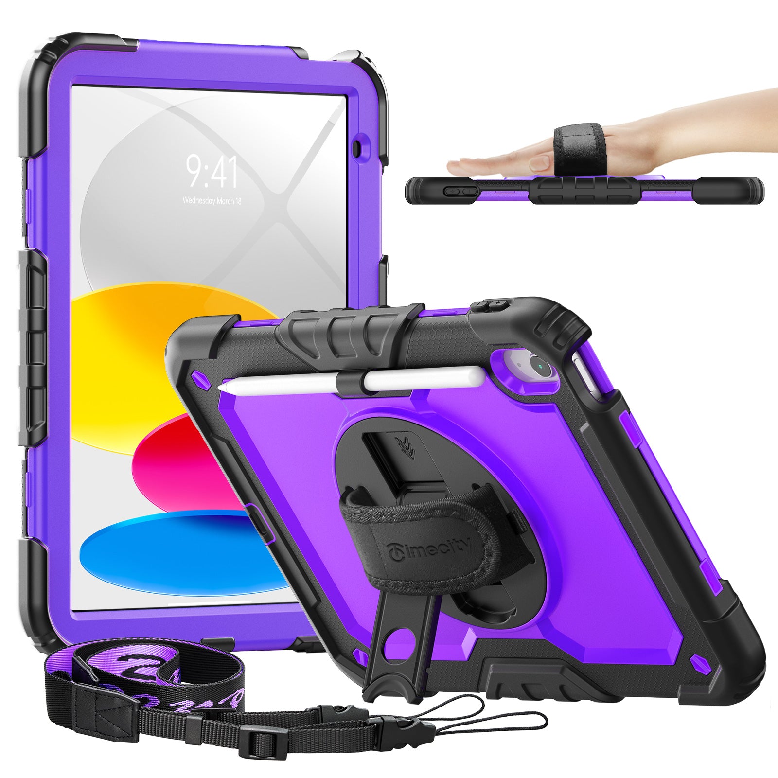 iPad (A16/11th Gen) 11 Inch 2025 & iPad (10th Gen) 10.9 Inch 2022 Case-Tough series-Timecity