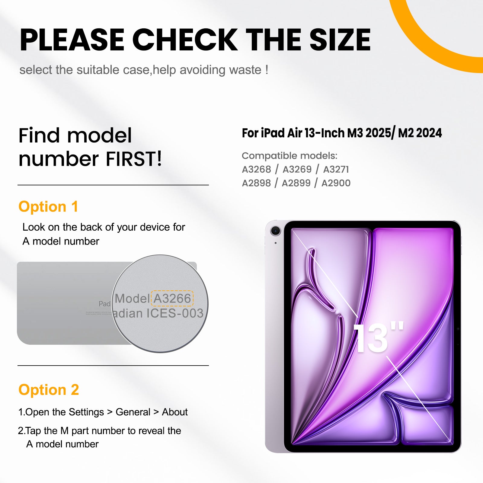 iPad Air 13 Inch Case M3 2025/ M2 2024-Tough series-Timecity