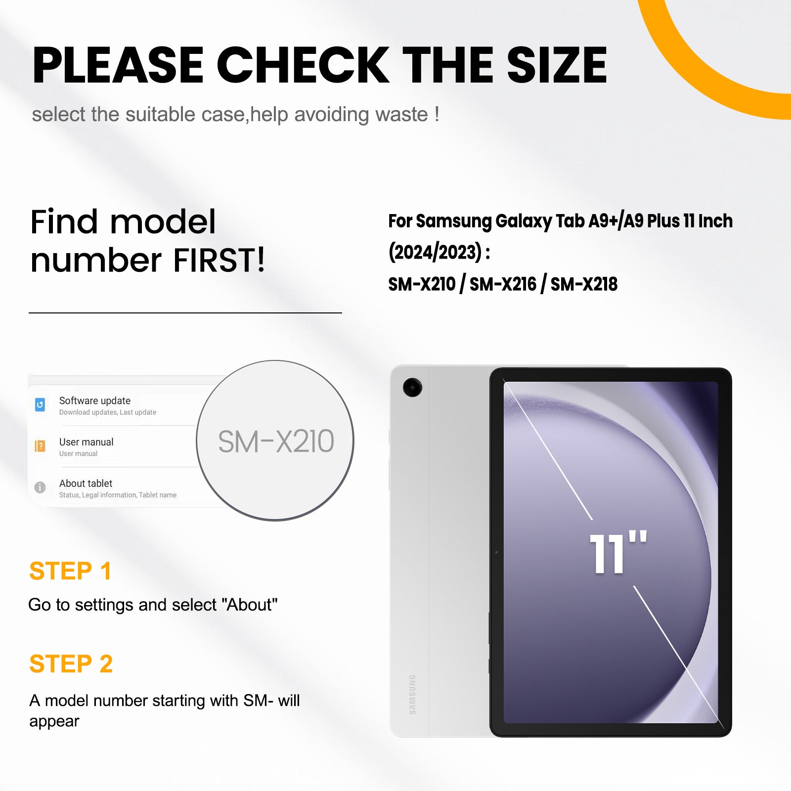 Samsung Galaxy Tab A9 Plus 11 inch Case-Tough series-Timecity