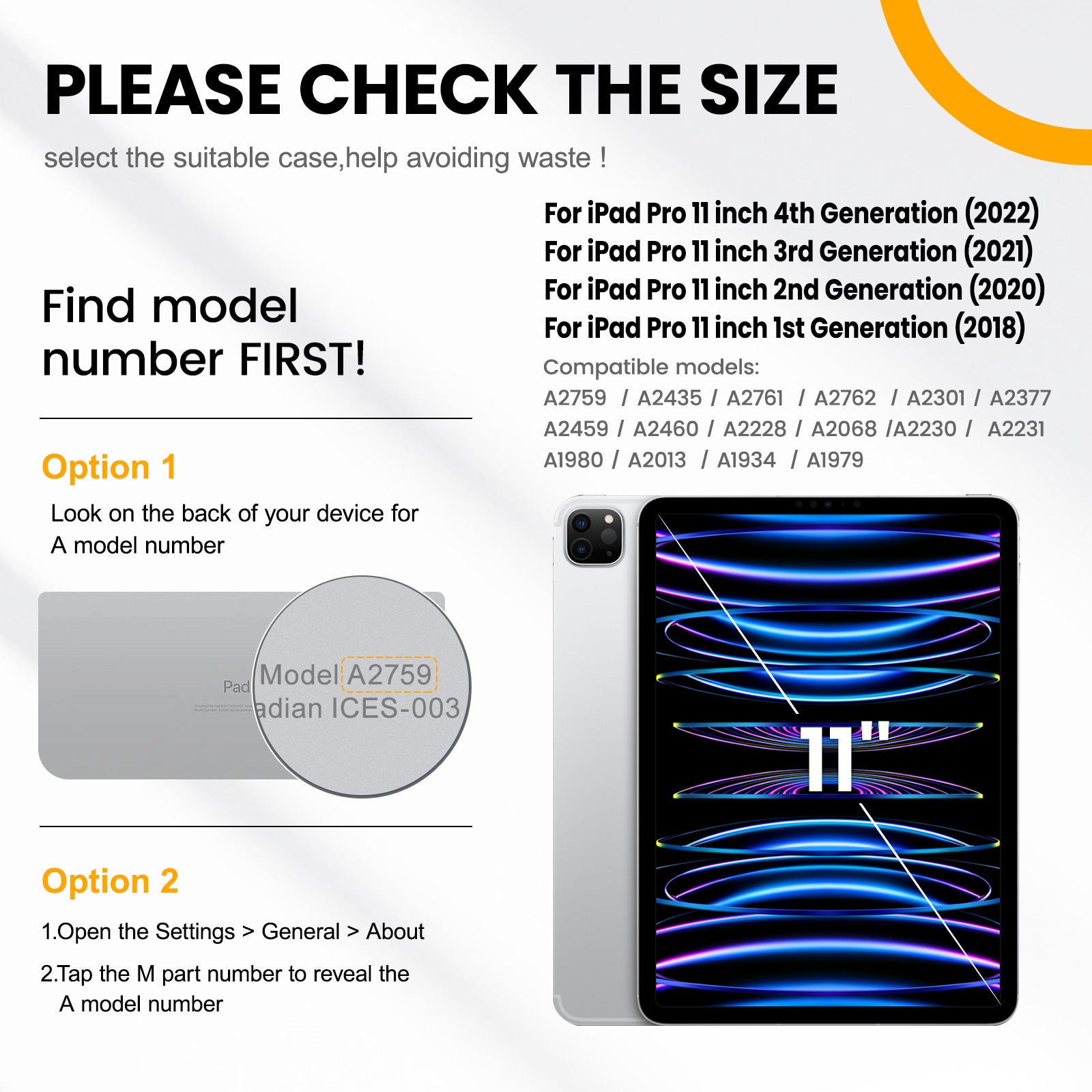 iPad Pro 11 inch 1st/2nd/3rd/4th Generation Case-Tough series-Timecity