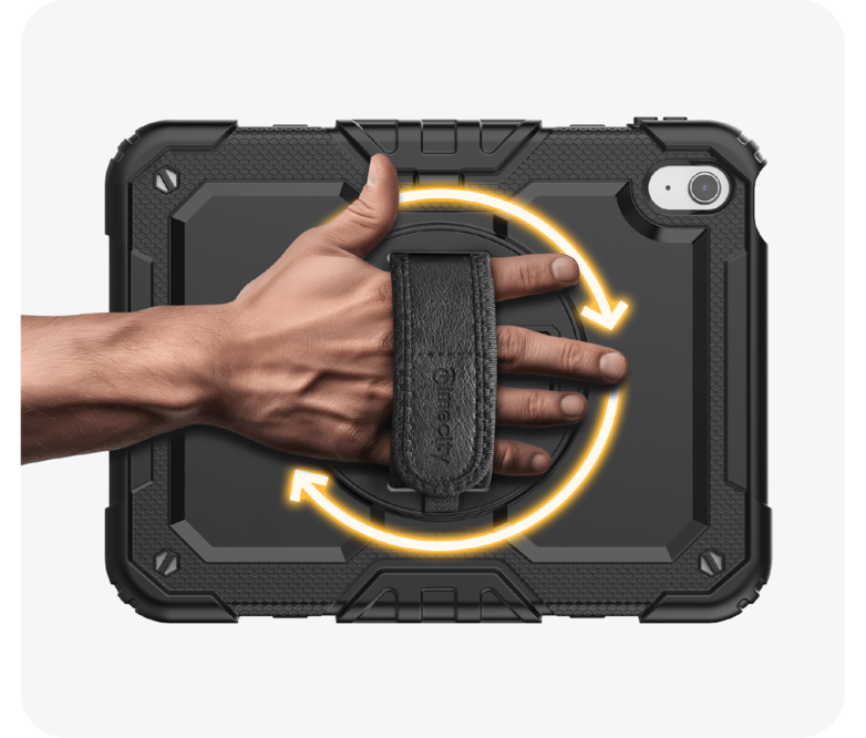 Hand straps-tablet-case