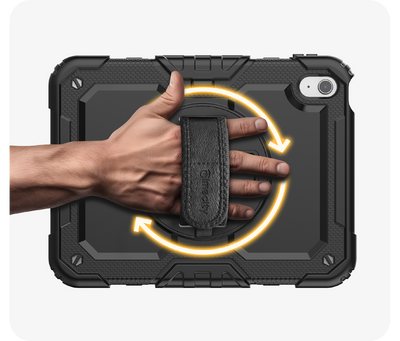 360° rotatable / adjustable hand strap