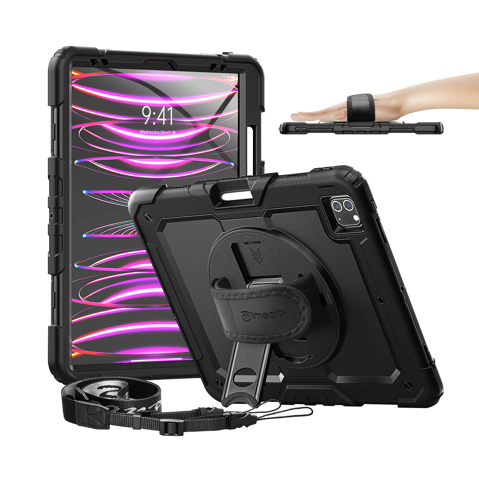 iPad Pro 12.9 inch 6th/5th/4th/3rd Generation Case-Tough series-Timecity