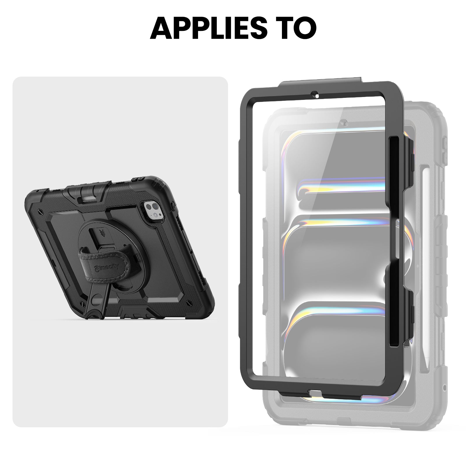 Rugged Shockproof Series Tablet Case Front Frame Set