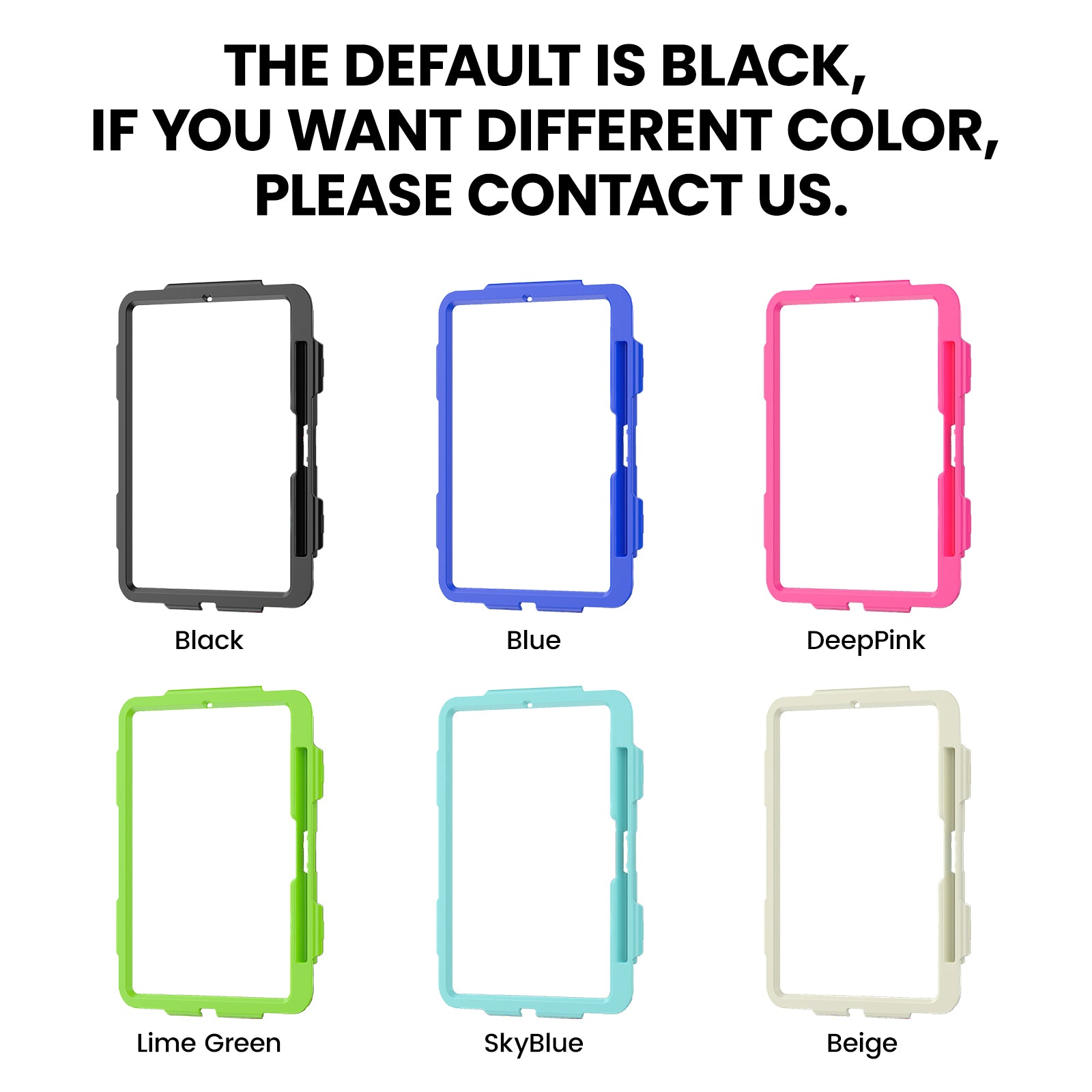 Rugged Shockproof Series Tablet Case Front Frame Set