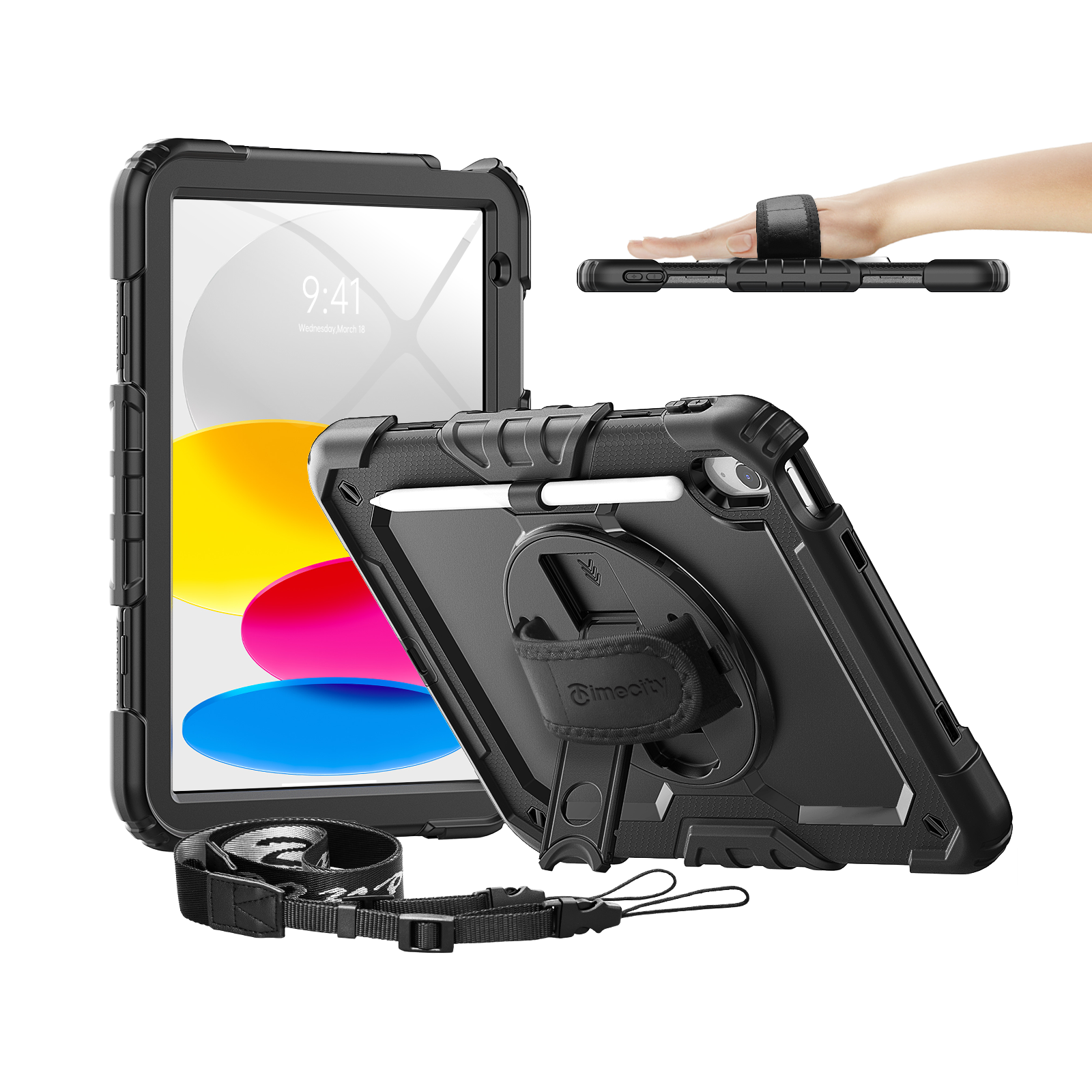 iPad (A16/11th Gen) 11 Inch 2025 & iPad (10th Gen) 10.9 Inch 2022 Case-Tough series-Timecity