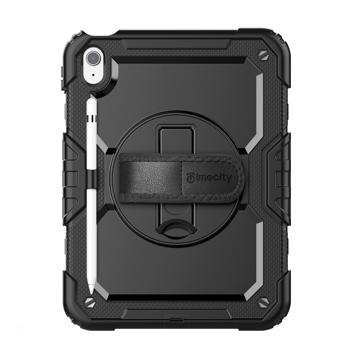 Timecity Heavy Duty Tablets Case with Leather Hand Strap